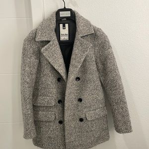 Soia&kyo  grey wool pea coat